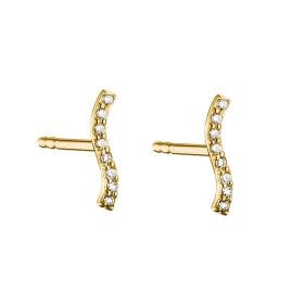 Thomas Sabo H2366-M01-14 Ladies´ Ear Studs Wave Gold Tone