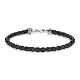 Thomas Sabo A2011-682-11 Unisex Bracelet Black Leather
