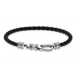 Thomas Sabo A1931-682-11 Unisex Bracelet Black Leather