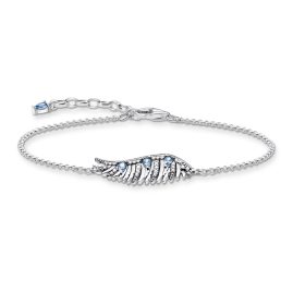 Thomas Sabo A2070-644-1-L19v Silver Bracelet Phoenix Wing with Blue Stones