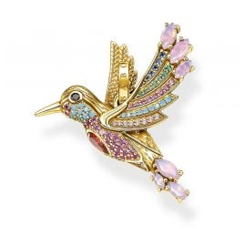Thomas Sabo PE905-488-7 Anhänger Bunter Kolibri Silber vergoldet