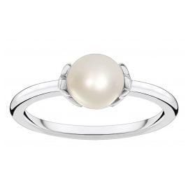 Thomas Sabo TR2298-167-14 Damenring Perle mit Sternen Silber