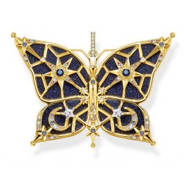 Thomas Sabo PE925-963-7 Pendant Butterfly Star & Moon Gold Tone large
