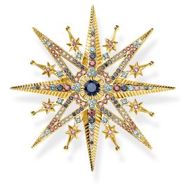 Thomas Sabo X0281-959-7 Brosche Stern Goldfarben