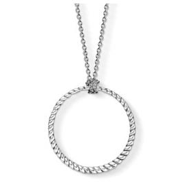 Thomas Sabo X0251-637-21 Silber Damen-Halskette für Charms Kreis Groß