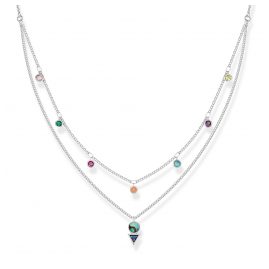 Thomas Sabo KE1844-983-7-L45v Ladies´ Necklace Colourful Stones