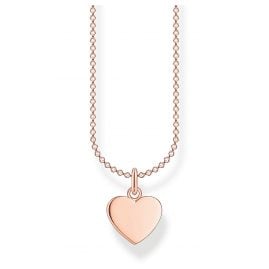 Thomas Sabo KE2048-415-40-L45v Halskette für Damen Herz roségoldfarben