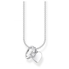 Thomas Sabo KE2064-051-14-L45v Silver Necklace Ring with Heart