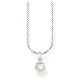 Thomas Sabo KE2076-082-14-L45v Silberhalskette für Damen Perle