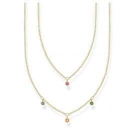 Thomas Sabo KE2078-488-7-L45v Necklace for Ladies with colourful Stones