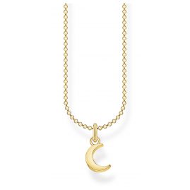 Thomas Sabo KE2051-413-39-L45v Ladies´ Necklace Moon gold tone