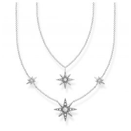 Thomas Sabo KE1984-643-14-L45v Damen-Collier Sterne Silber