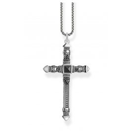 Thomas Sabo KE2003-508-11-L50v Men's Necklace Cross Silver