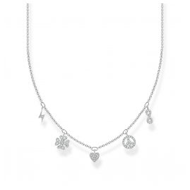 Thomas Sabo KE2123-051-14-L42v Women's Necklace with Symbols Silver