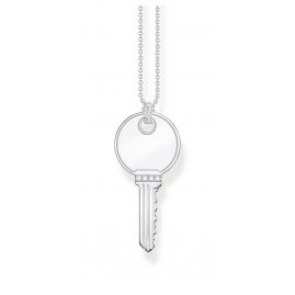 Thomas Sabo KE2131-051-14-L50v Women's Silver Necklace Key