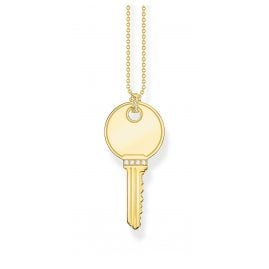 Thomas Sabo KE2131-414-14-L50v Damen-Halskette Schlüssel Goldfarben