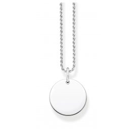 Thomas Sabo KE2133-001-21-L50 Women's Necklace Coin Silver