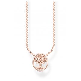 Thomas Sabo KE2126-416-14-L45v Women's Necklace Tree of Love Rose Gold Plated