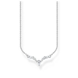 Thomas Sabo KE2172-051-14-L45v Damen-Halskette Eiskristalle Silber