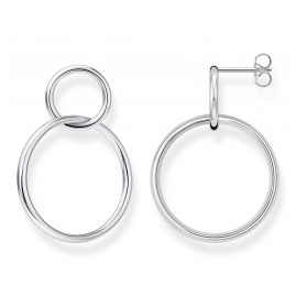 Thomas Sabo H2097-001-21 Damen-Ohrringe Ohrhänger Silber Kreis