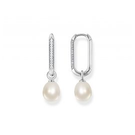 Thomas Sabo CR689-643-14 Damen-Ohrringe Creolen mit Perlen