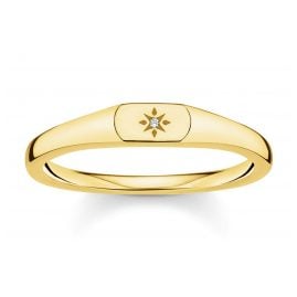 Thomas Sabo TR2314-414-14 Signet Ring for Ladies gold-coloured