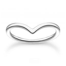 Thomas Sabo TR2393-001-21 Women's Ring V-Shape Silver