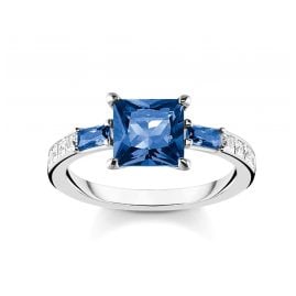 Thomas Sabo TR2380-166-1 Women's Ring Blue Stones