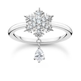 Thomas Sabo TR2414-051-14 Silver Ring for Women Snowflake