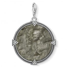 Thomas Sabo Y0010-462-5 Charm Pendant Labradorite Stone Disc