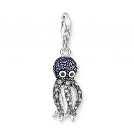 Thomas Sabo 1890-664-1 Charm Pendant Octopus with Blue Stones