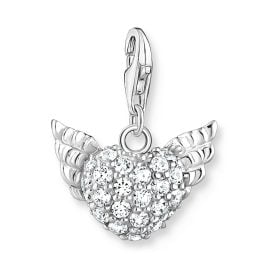 Thomas Sabo 0626-051-14 Charm Pendant Heart with Wings Silver