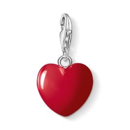 Thomas Sabo 0016-007-10 Charm Pendant Red Heart Silver