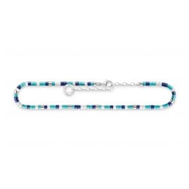 Thomas Sabo AK0039-775-7-L27v Anklet with Blue and White Stones
