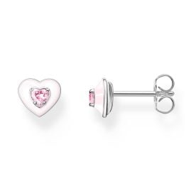 Thomas Sabo H2268-041-9 Women's Stud Earrings Heart Pink