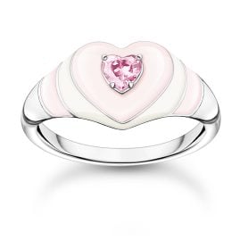 Thomas Sabo TR2435-041-9 Women's Ring with Pink Stone