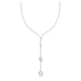 Thomas Sabo KE1879-051-14-L45v Women's Necklace Circles with White Stones