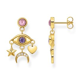 Thomas Sabo H2272-414-7 Earring for Women Symbols Gold-Plated