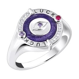 Thomas Sabo TR2438-390-13 Ladies' Ring Eye Purple