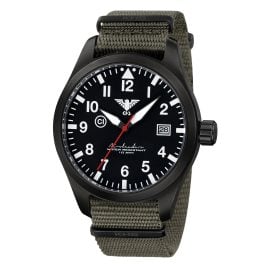 KHS AIRBS.NSGO Men's Wristwatch Airleader Olive Green/Black