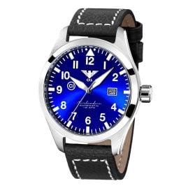 KHS AIRSABLU.LBB Men's Watch Airleader Automatic Black/Blue