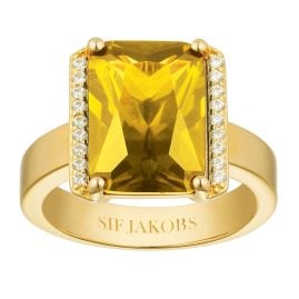 Sif Jakobs Jewellery SJ-R42267YELCZ-YG Damenring Roccanova Altro Grande Goldfarben
