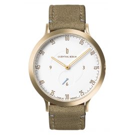 Lilienthal Berlin L01-102-B021B Armbanduhr L1 gold/weiß/khaki Lilienthal Berlin L01-102-B021B Armbanduhr L1 gold/weiß/khaki