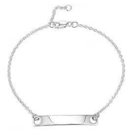IUN Silver Couture AB003-WW Armband mit Gravurplatte Silber 925