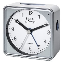 Filius 0526-19 Quartz Alarm Clock Sweep 7,5 x 7,5 cm