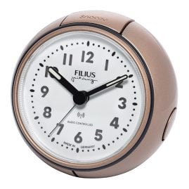 Filius 0544-18 Radio-Controlled Alarm Clock Rose Gold Metallic