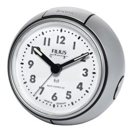 Filius 0544-19 Radio-Controlled Alarm Clock Silver Grey