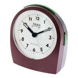 Filius 0545-1 Radio-Controlled Alarm Clock Wine Red/Graphite