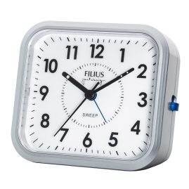Filius 0529-19 Alarm Clock No Ticking Quartz 10 x 9 cm