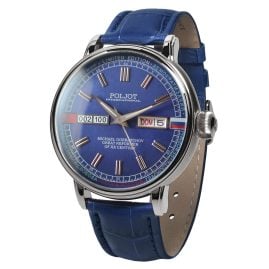 Poljot International 36NH.4200114 Men's Watch Automatic Gorbatchov Blue LE